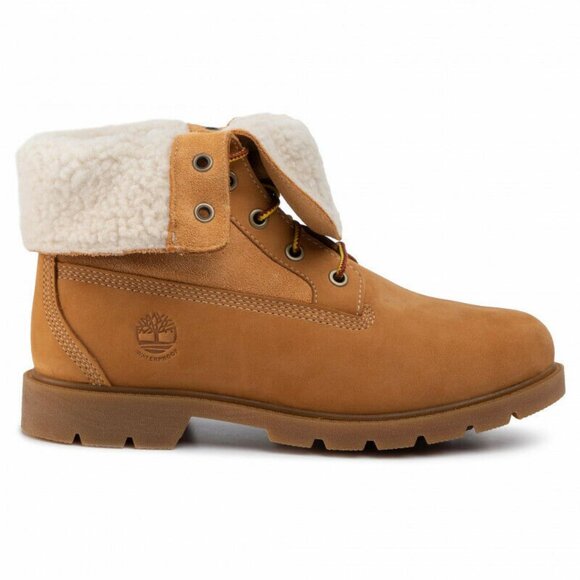 Timberland Women's Linden Woods Fold Down Waterproof Nubuck Boots A1KGC Size 6.5 - Picture 3 of 11